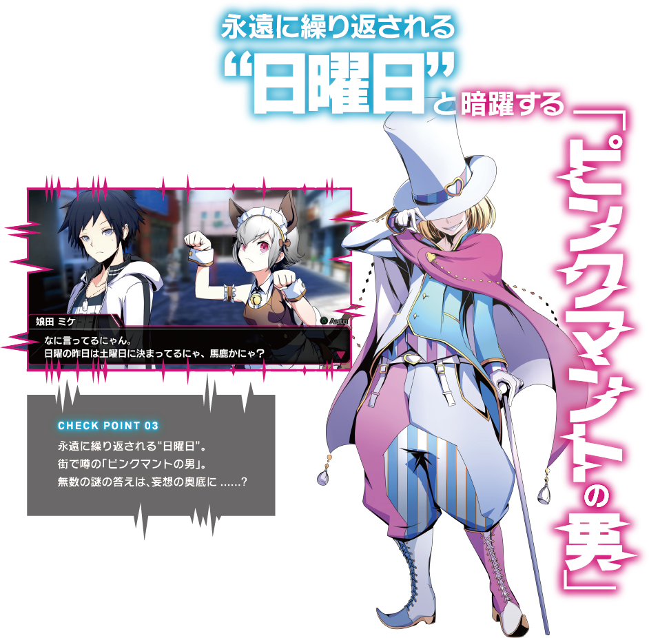 永遠に繰り返される“日曜日”と暗躍する『ピンクマントの男』