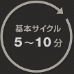 基本サイクル5～10分